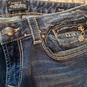 Jeans, Express brand, size 12, Redrock.